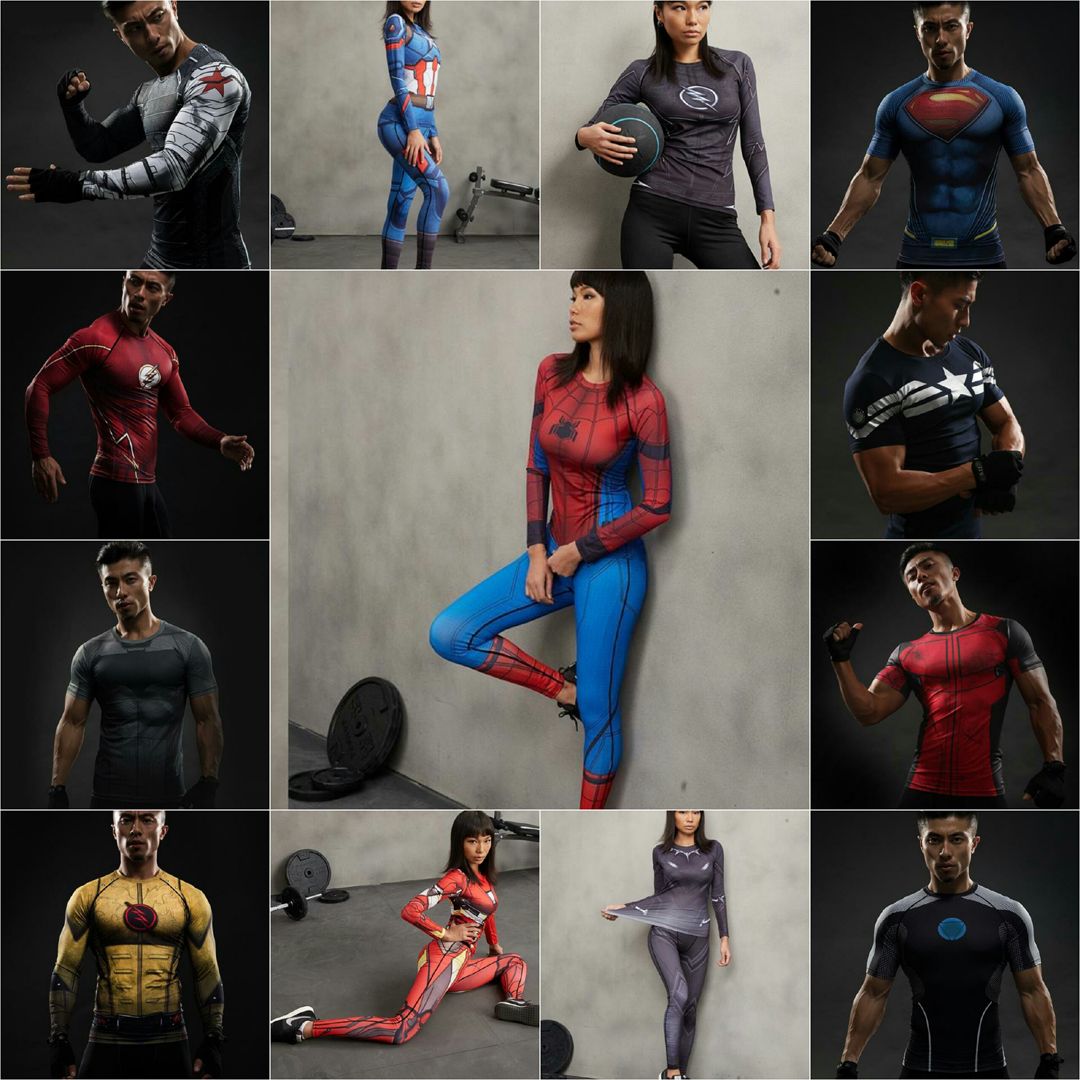 Super Hero Shirts - Compression Shirts